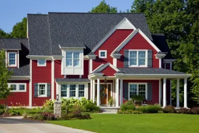 Connecticut Red House Exterior — House Painting Services project by Regal Line Painting LLC