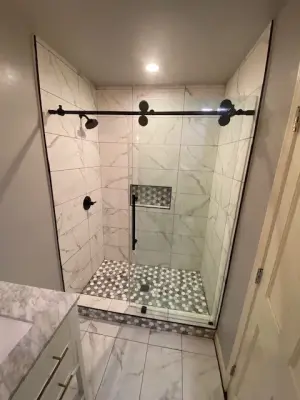 Modern Bathroom Renovation — House Painting Services project by 90's Bro's LLC