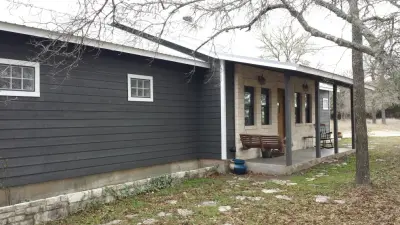 Cottage Exterior Coating — House Painting Services project by Matchless Interior Painting