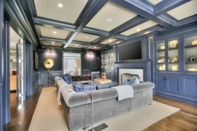 Stylish, sophisticated, and striking living room. — House Painting Services project by Regal Line Painting LLC