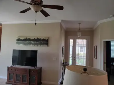 Crown Molding, Chair Rail, and Repainting — House Painting Services project by Flawless Finish Inc.