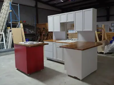 Tailor-Made Mobile Kitchen for Permanent Installation — House Painting Services project by Miles Custom Painting Plus, LLC.
