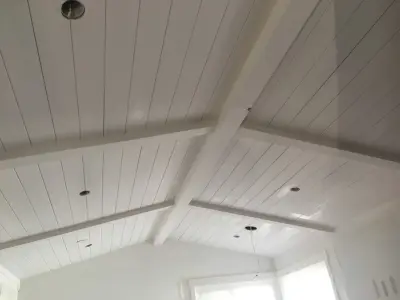 Decorative Wooden Beam Ceiling — House Painting Services project by CP Painting