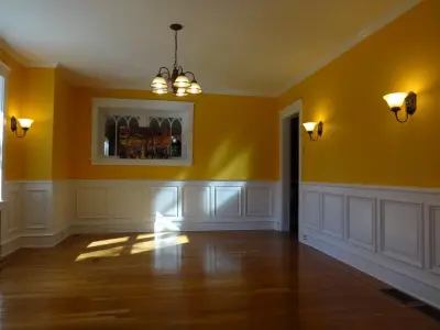 Bespoke Raised-Panel Wainscoting — House Painting Services project by Freedom Painters