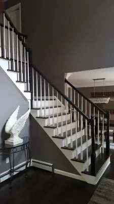 Shadowed Timber Steps — House Painting Services project by Tom Saint Painting & Remodeling