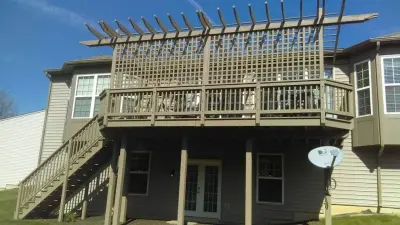 Deck and Pergola in Fishers, Indiana — House Painting Services project by ONiT Painting