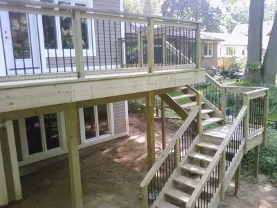 Deck Building — House Painting Services project by DJ Painting, LLC