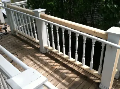 Rail Replacement for Deck Hand — House Painting Services project by Custom Colors Painting & Wallpapering, Inc.