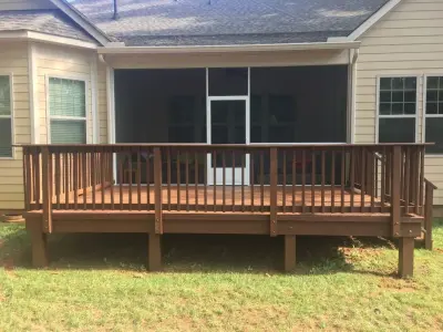 Deck restoration and finishing — House Painting Services project by Pristine Images Painting Pros, Inc.