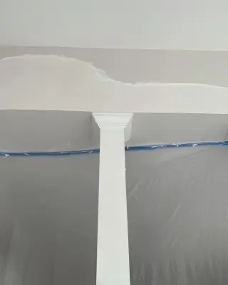 Drywall Fixed, Primed, and Painted — House Painting Services project by Precision Painting