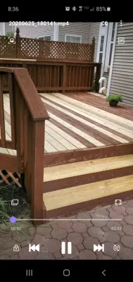 Outdoor Deck Restoration — House Painting Services project by RFCP LLC Licensed & Insured