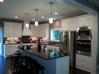 coated kitchen cabinets — House Painting Services project by Photo Finish Painting LLC