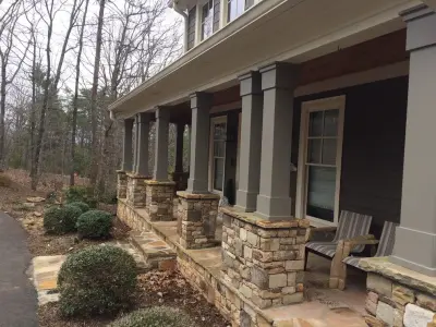 Gateways and Pillars — House Painting Services project by Bear Mountain Custom Painting