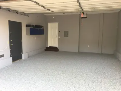 Epoxy Coating for Garage Floor — House Painting Services project by Martn Carabajal Painting