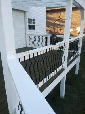 Excellence and Expertise in Painting this Deck White — House Painting Services project by Pro-Master Painting
