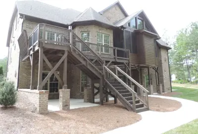Outdoor Deck Staining and Painting — House Painting Services project by Triangle Precision Painting