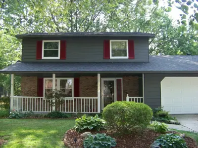 Albion House Exterior Painting — House Painting Services project by CertaPro Painters - Fort Wayne