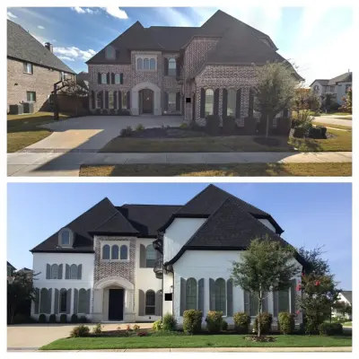Outdoor Painting — House Painting Services project by CertaPro Painters Of Far North Texas