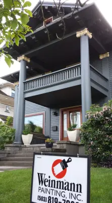 Gray Exterior Painting — House Painting Services project by Weinmann Painting