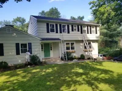 Newtown CT Exterior Painting — House Painting Services project by Emer And Son Painting LLC