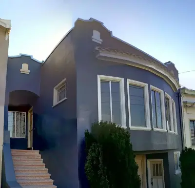 Residential exterior painting on 39th Avenue, San Francisco, CA — House Painting Services project by Walls N Beyond Painting Company