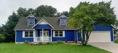 Residential Exterior Painting — House Painting Services project by J's Painting & Flooring