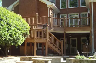 Outdoor Staining and Sealing — House Painting Services project by Upturn Painting & Renovation
