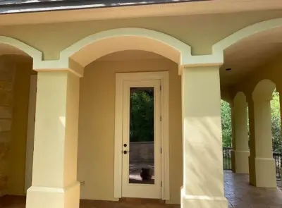 Outdoor Stucco Coating — House Painting Services project by Southern Painting - San Antonio West