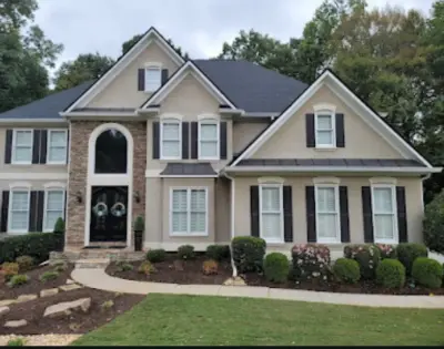 Suwannee, GA Exterior Stucco Painting — House Painting Services project by LIME Painting Of Atlanta