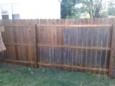 Fence Restoration — House Painting Services project by Color In Motion Painting