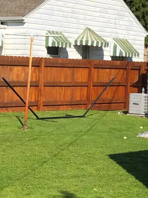 Wood Fence Coloring — House Painting Services project by AJ Painting Contractors Inc