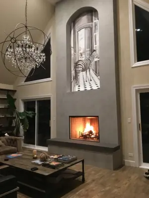 Hearth — House Painting Services project by Lake Zurich Faux Design Studio