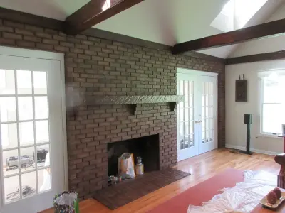 Fireplace makeover — House Painting Services project by PaintChicks