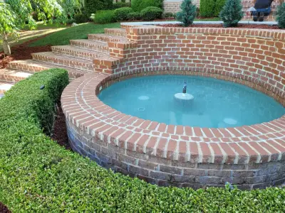 Roswell GA Fountain Renovation — House Painting Services project by LIME Painting Of Atlanta