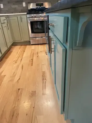 Transitioning from Black to Sage — House Painting Services project by Illuminate Cabinet Painting LLC
