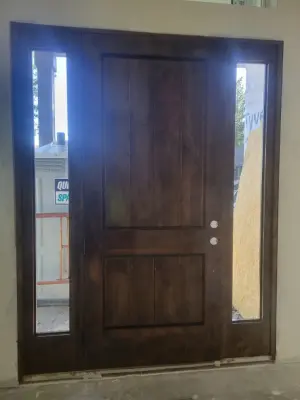 Entranceway Finish — House Painting Services project by B&S Painting Inc