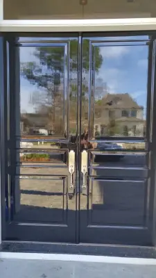 High-Gloss Front Doors by Fine Paints of Europe — House Painting Services project by Jason Bertoniere Painting Contractor