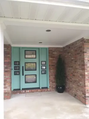 Peoria IL Front Porch Makeover — House Painting Services project by Wall Nuts Painting