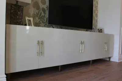High-gloss Furniture Finished with Fine Paints of Europe — House Painting Services project by Jason Bertoniere Painting Contractor