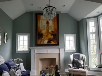 Glencoe Culinary, Lounge, and Dining Space — House Painting Services project by Z&Z Painting And Restoration Inc.