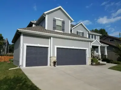 Classic Gray Exterior Paint — House Painting Services project by Christopher Painting LLC