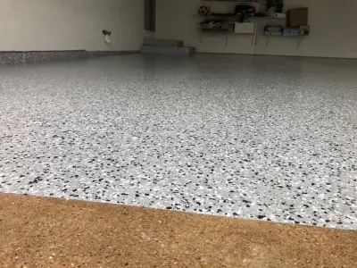 Multigem Diamond Grey Flake — House Painting Services project by Coal Creek Coatings