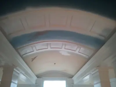 Contemporary High Gloss Entrance Makeover — House Painting Services project by Chamberland Professional Painting