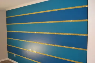 Home Workspace Wall — House Painting Services project by Extraordinary Walls