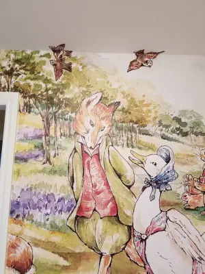 Beatrix Potter Inspired Nursery Installation — House Painting Services project by Abode Couture LLC