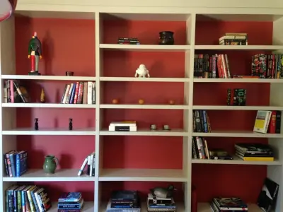 Indoor Bookshelf — House Painting Services project by David Collins Painting