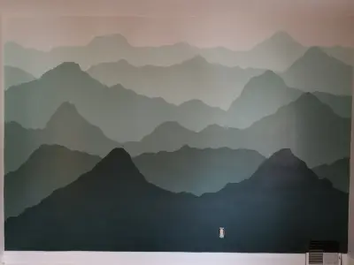 Ombre Mountain Mural Animation for Interiors — House Painting Services project by Duff Painting Co