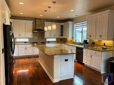 Aurora Kitchen Cabinet Refinishing — House Painting Services project by Kind Home Solutions