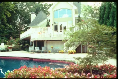 Landscaping Surrounding Pool — Landscape Construction project by Evercrest Landscape Group in Decatur