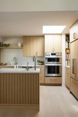 Tranquil and Stylish Kitchen Renovation — Design-Build Services project by MAK Design + Build Inc.